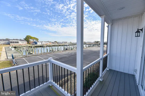 a view of city from balcony