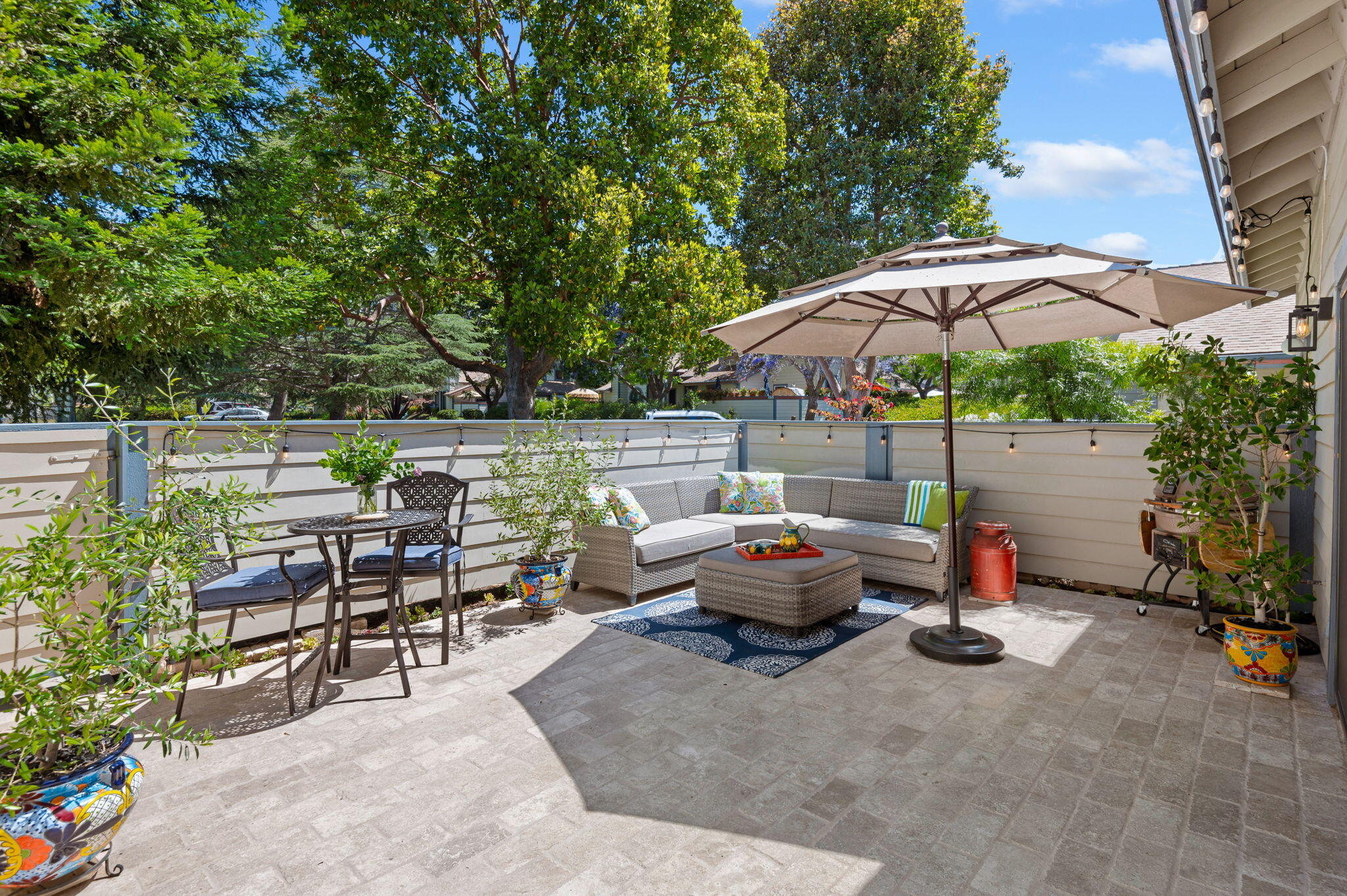 5341 Traci Drive Santa Barbara, CA 93111 - Photo 1 of 23 a view of backyard with outdoor seating and trees