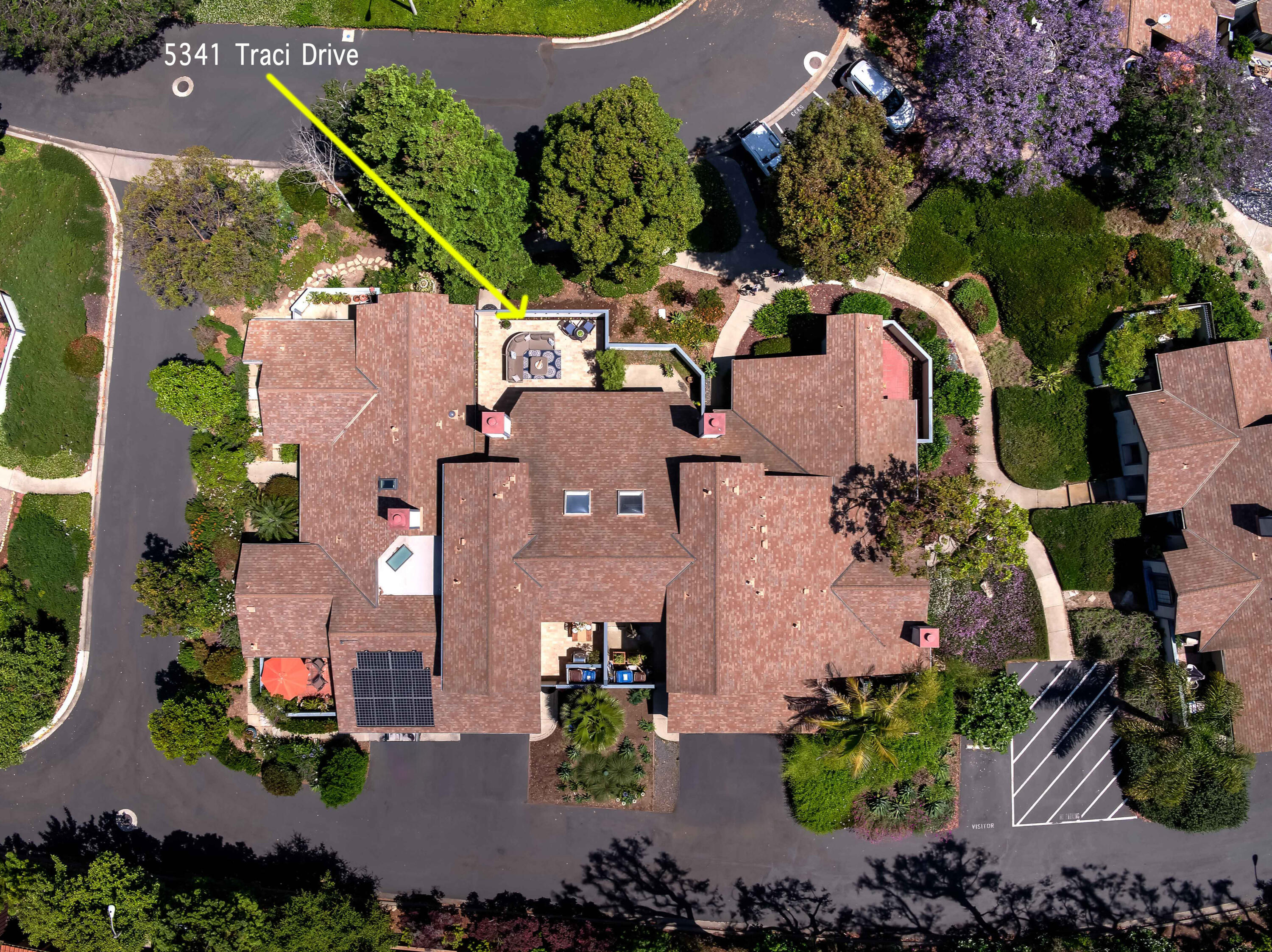 5341 Traci Drive Santa Barbara, CA 93111 - Photo 21 of 23 an aerial view of a house with a garden