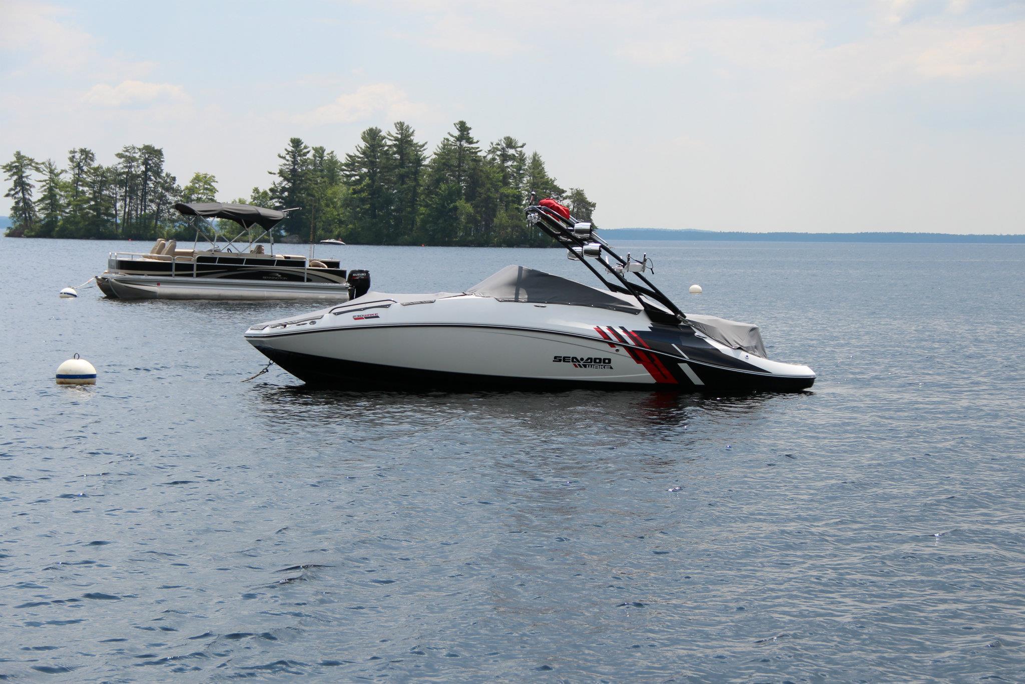 34 Taralaine Road Sebago, ME 04029 - Photo 17 of 63 Boat on Mooring Facing North