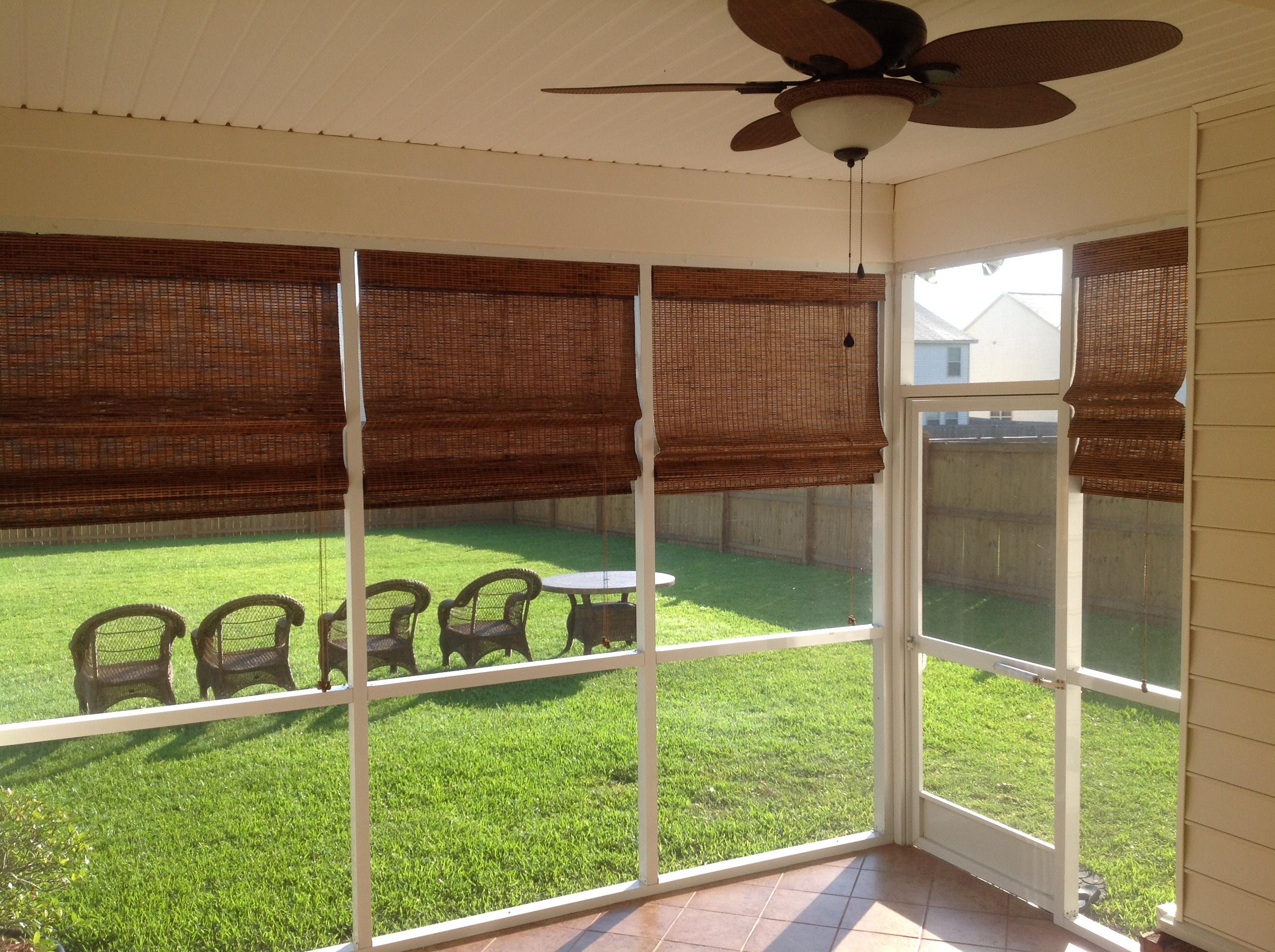 7696 Eagle Lake Road North Charleston, SC 29418 - Photo 35 of 36 Screened Lanai with Privacy Shades