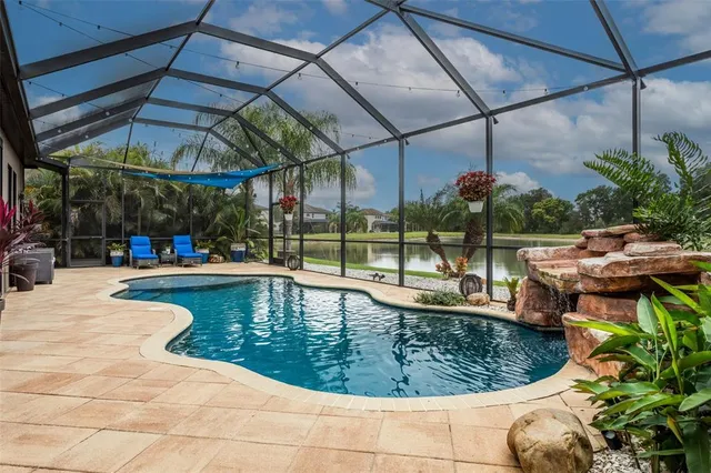 a view of a yard with plants