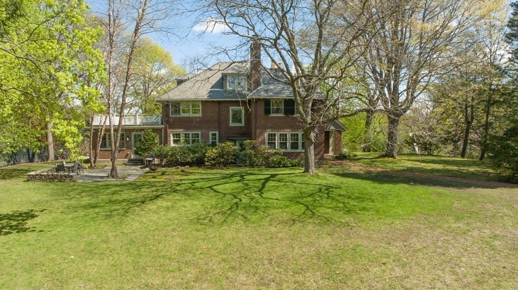 27 Metacomet Road Newton, MA 02468 - Photo 18 of 22 a view of a house with a yard