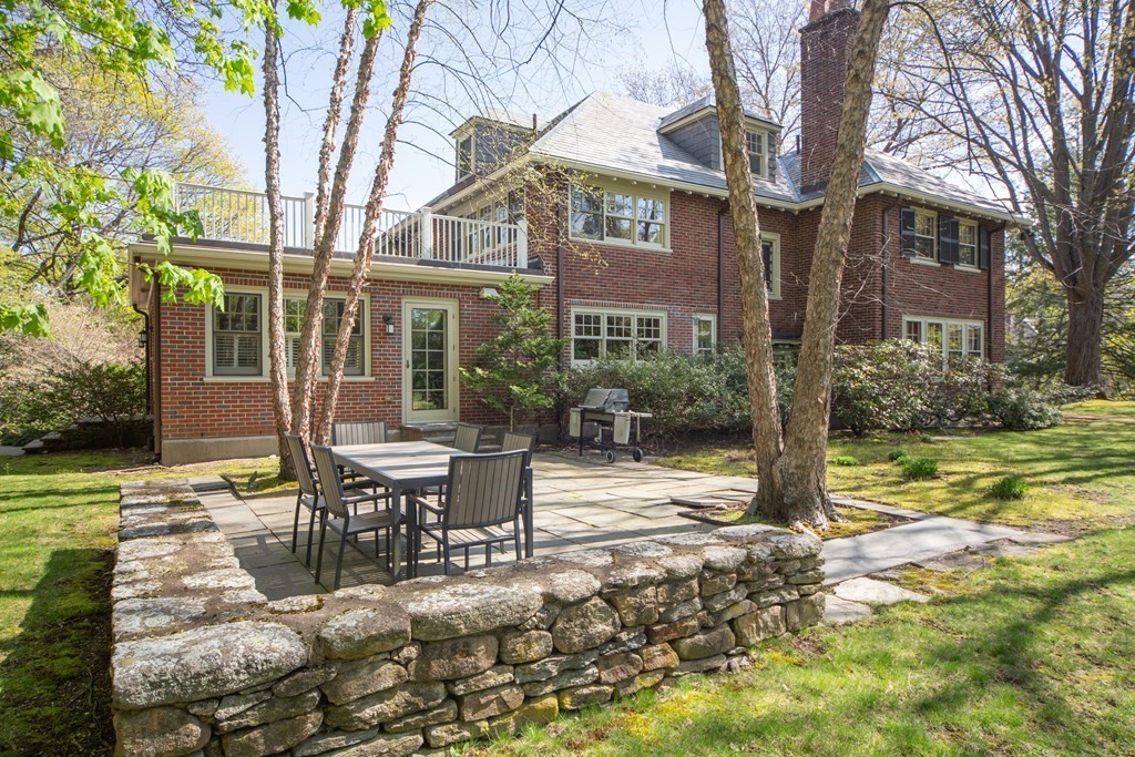 27 Metacomet Road Newton, MA 02468 - Photo 2 of 22 a view of a house with backyard and sitting area