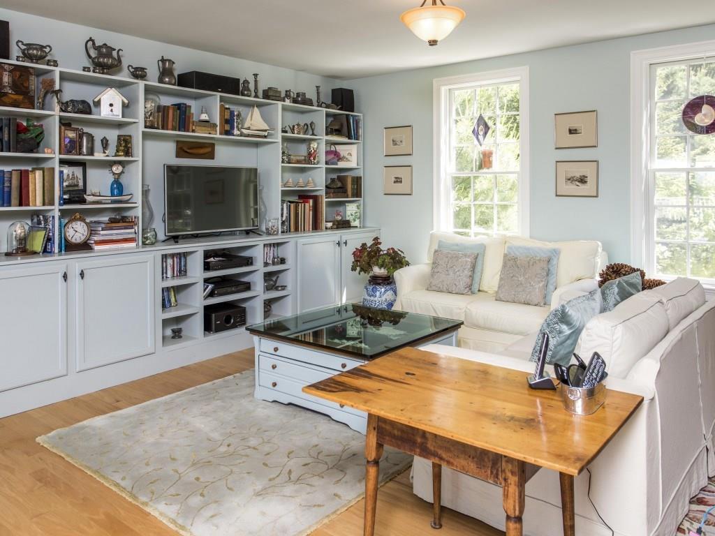7 Spyglass Hl Road East Boothbay, ME 04544 - Photo 10 of 35 Library off of the living room with...