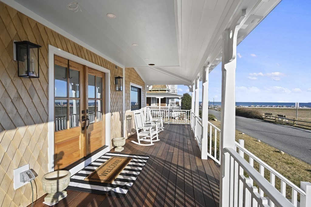 9 Tuckernuck Avenue Oak Bluffs, MA 02557 - Photo 13 of 30 a view of a balcony with chairs
