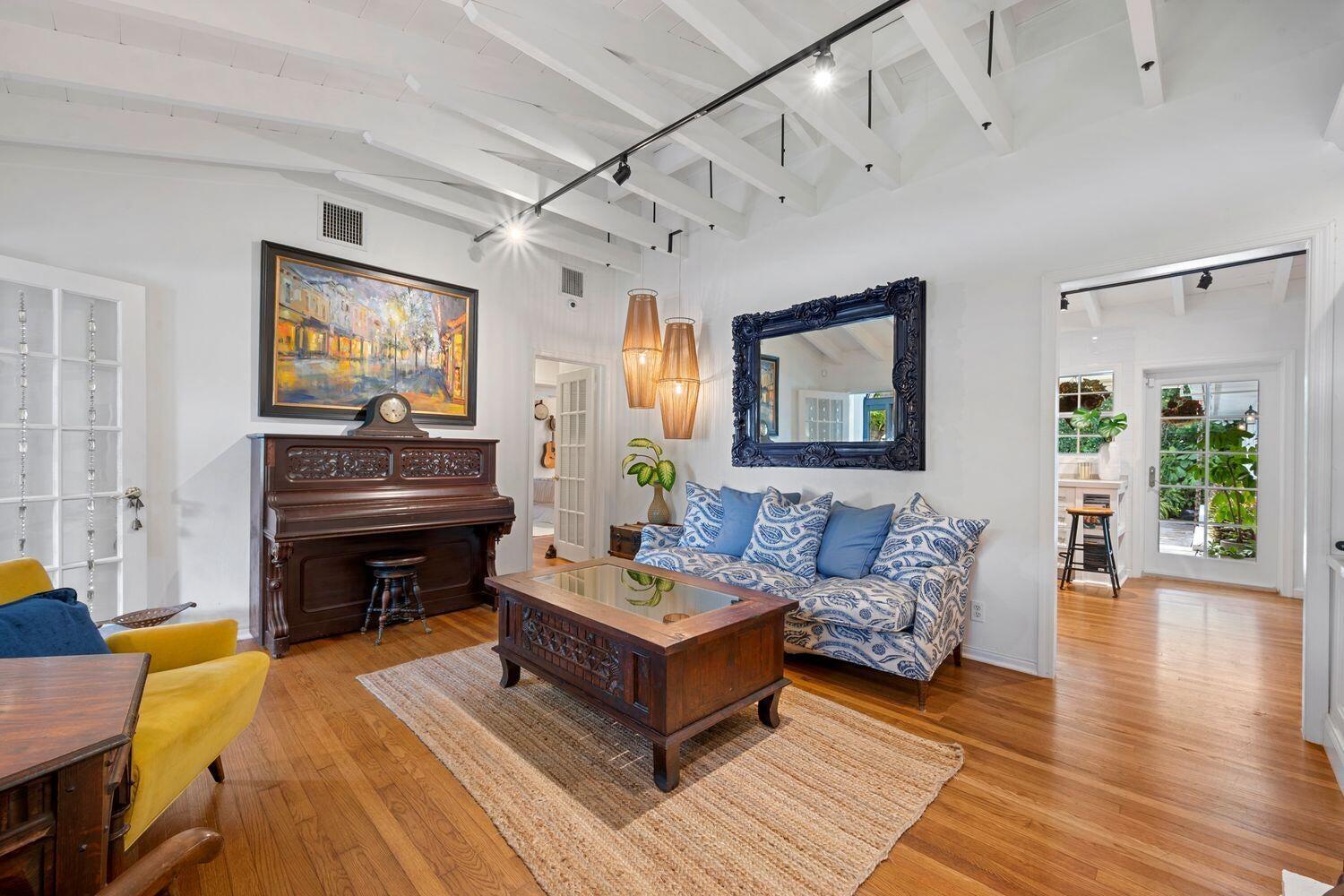 302 Northwest 16th Street Delray Beach, FL 33444 - Photo 10 of 46 a living room with furniture and a wooden floor