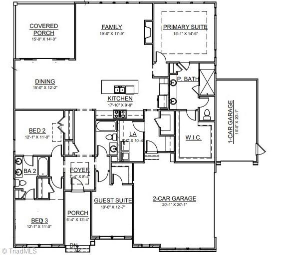 6707 Honeycutt Reserve Drive Oak Ridge, NC 27310 - Photo 42 of 42 Bold & Beautiful Floorplan