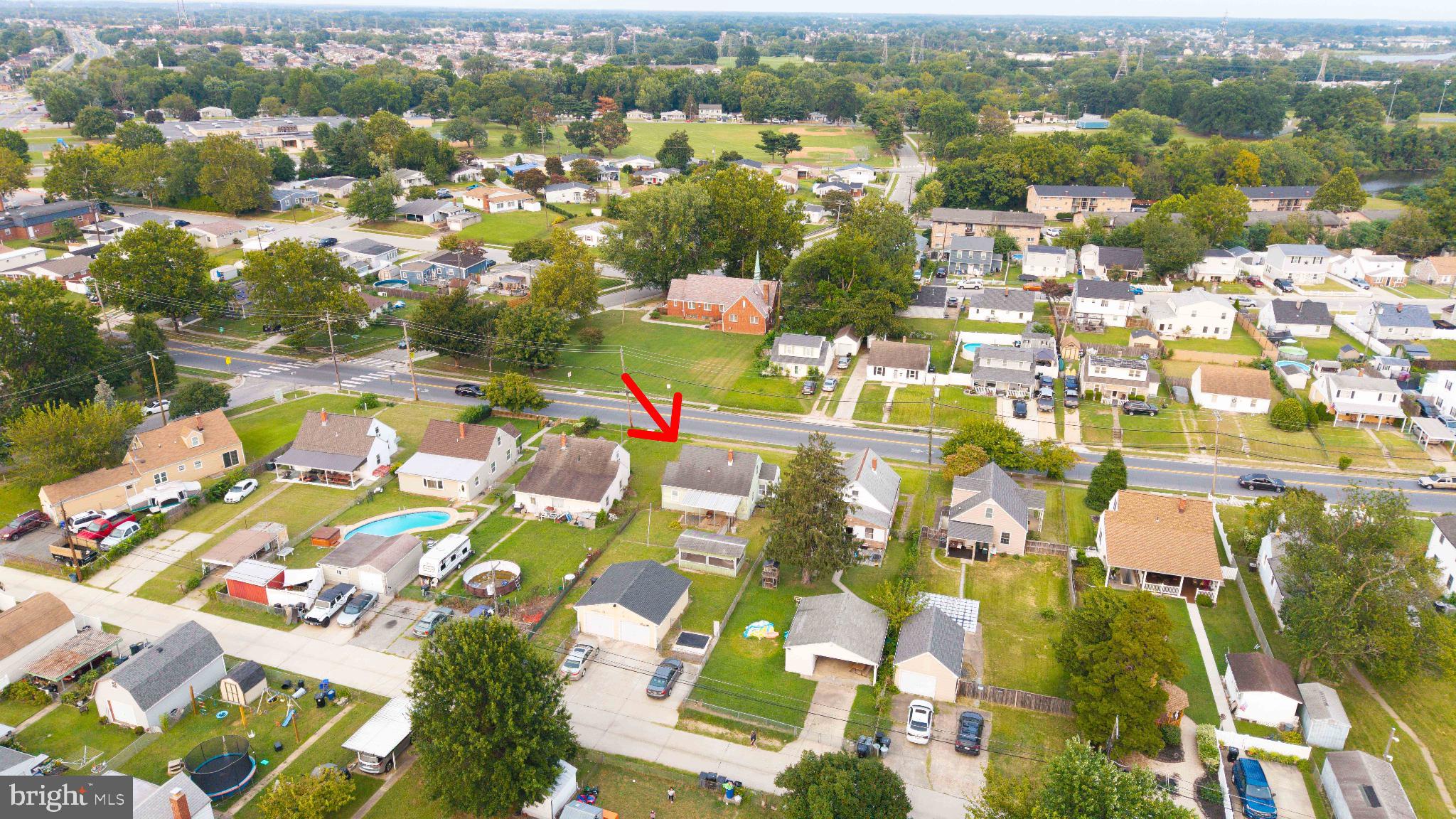 3108 Sollers Point Road Baltimore, MD 21222 - Photo 1 of 41 an aerial view of residential houses with outdoor space