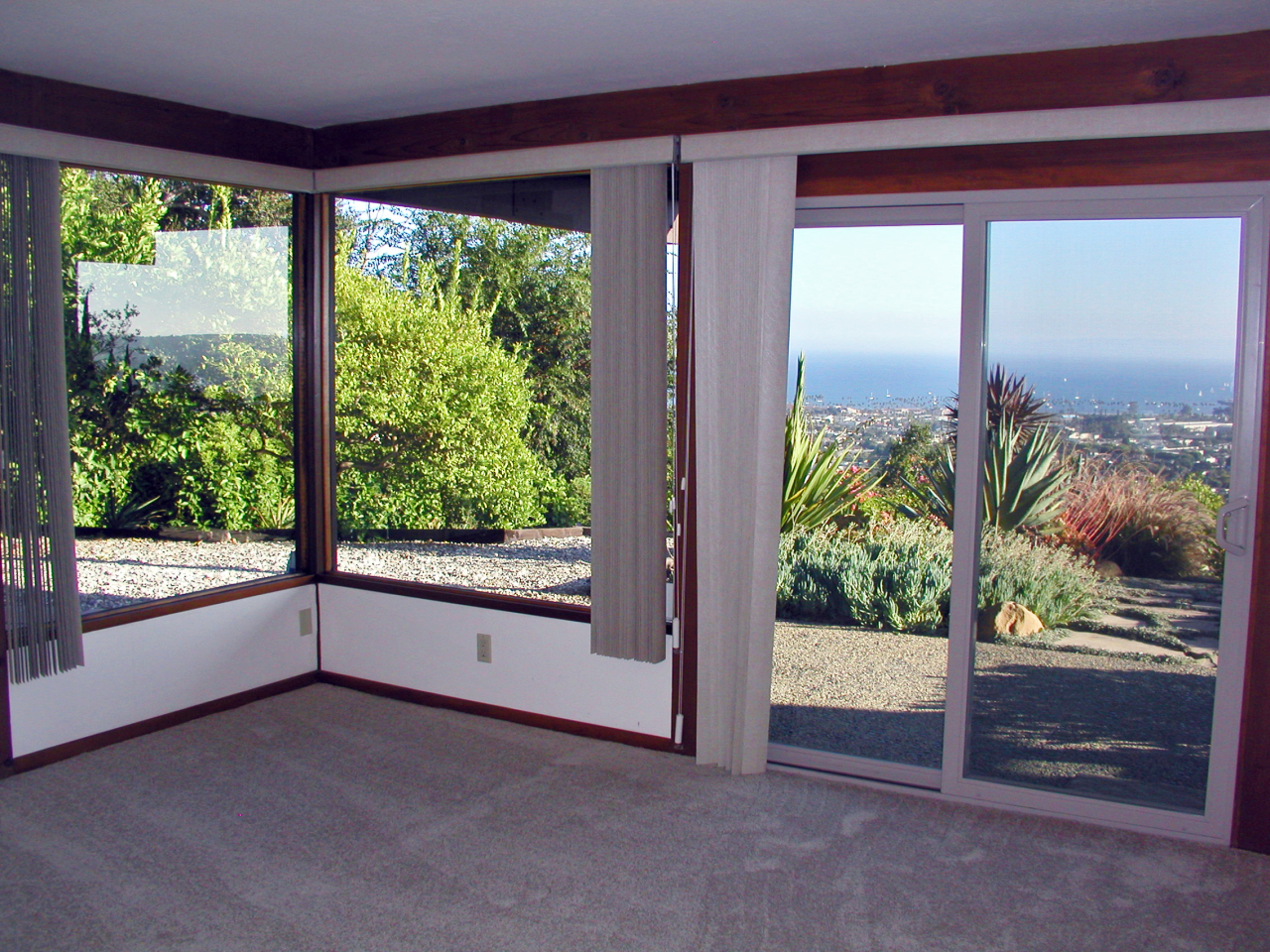 238 Las Alturas Road Santa Barbara, CA 93103 - Photo 10 of 20 a view of a garden from a room