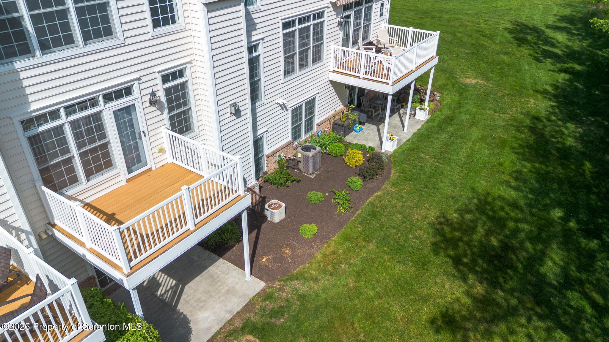 1502 Verne Cl Moosic, PA 18507 - Photo 39 of 46 a aerial view of a house with a yard