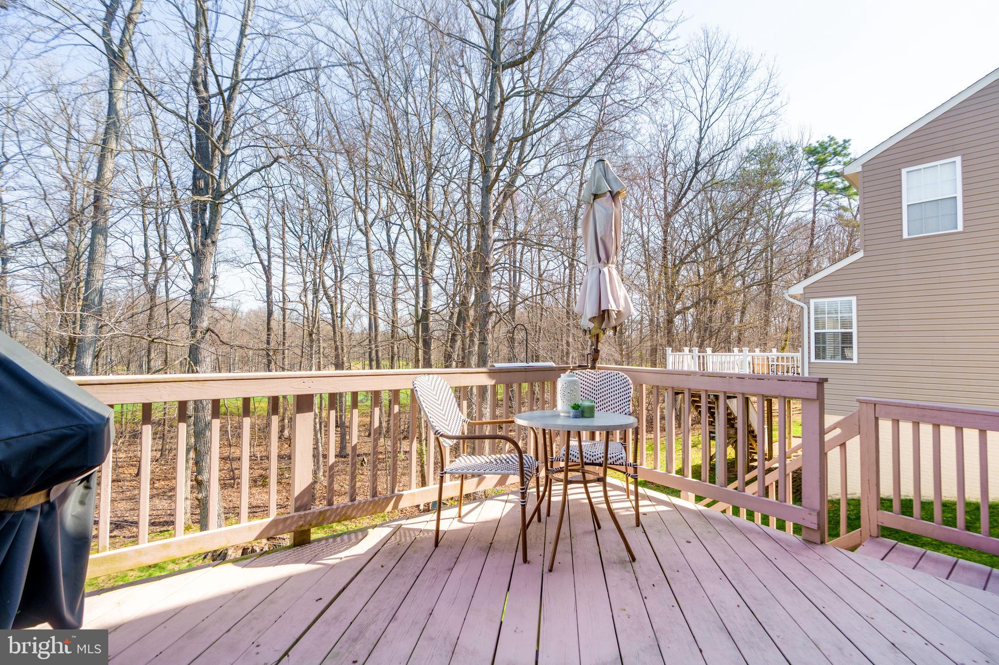 248 Patriots Way Elkton, MD 21921 - Photo 10 of 40 a balcony with wooden floor table and chairs