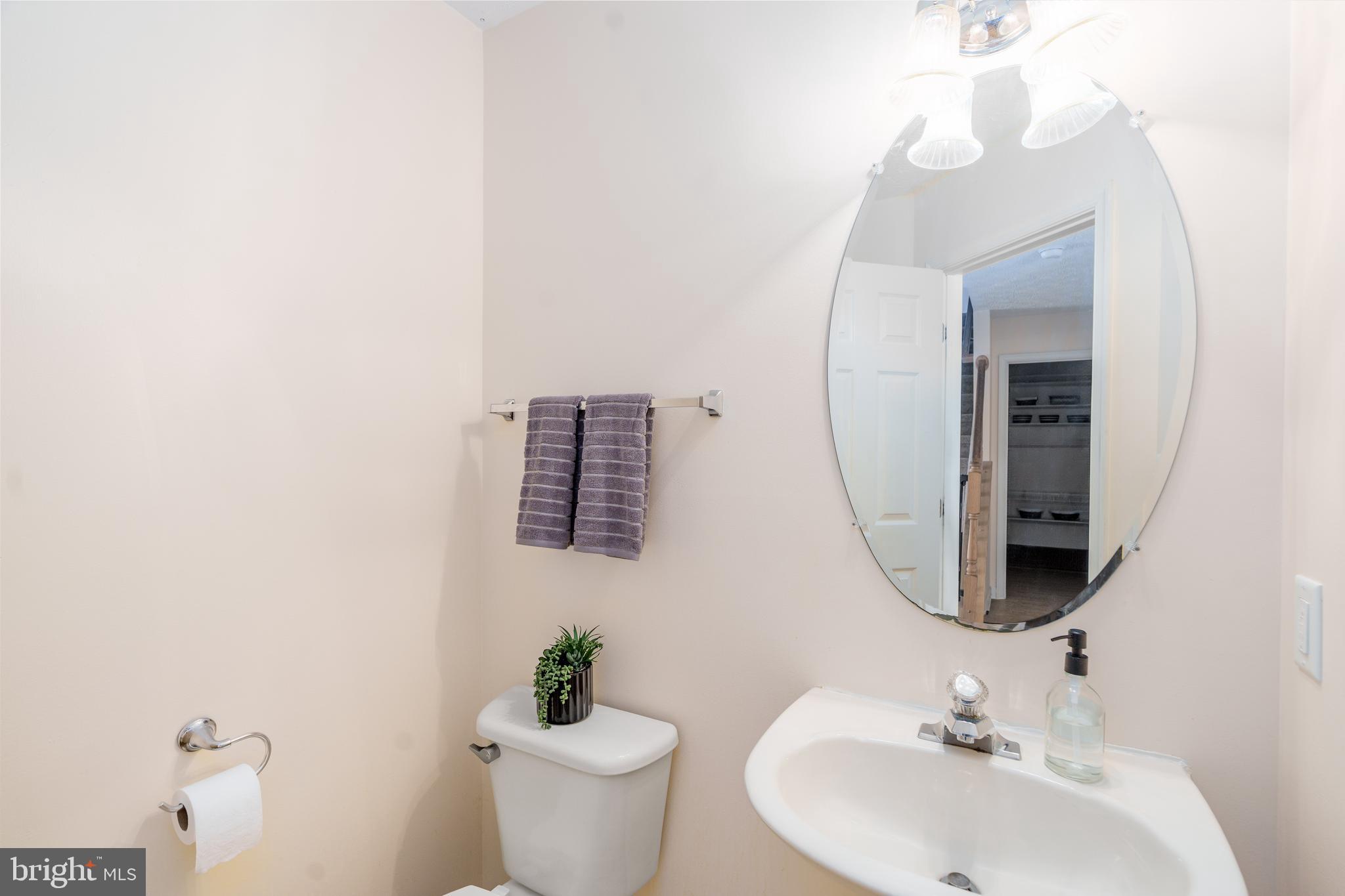 248 Patriots Way Elkton, MD 21921 - Photo 13 of 40 a bathroom with a sink and a mirror