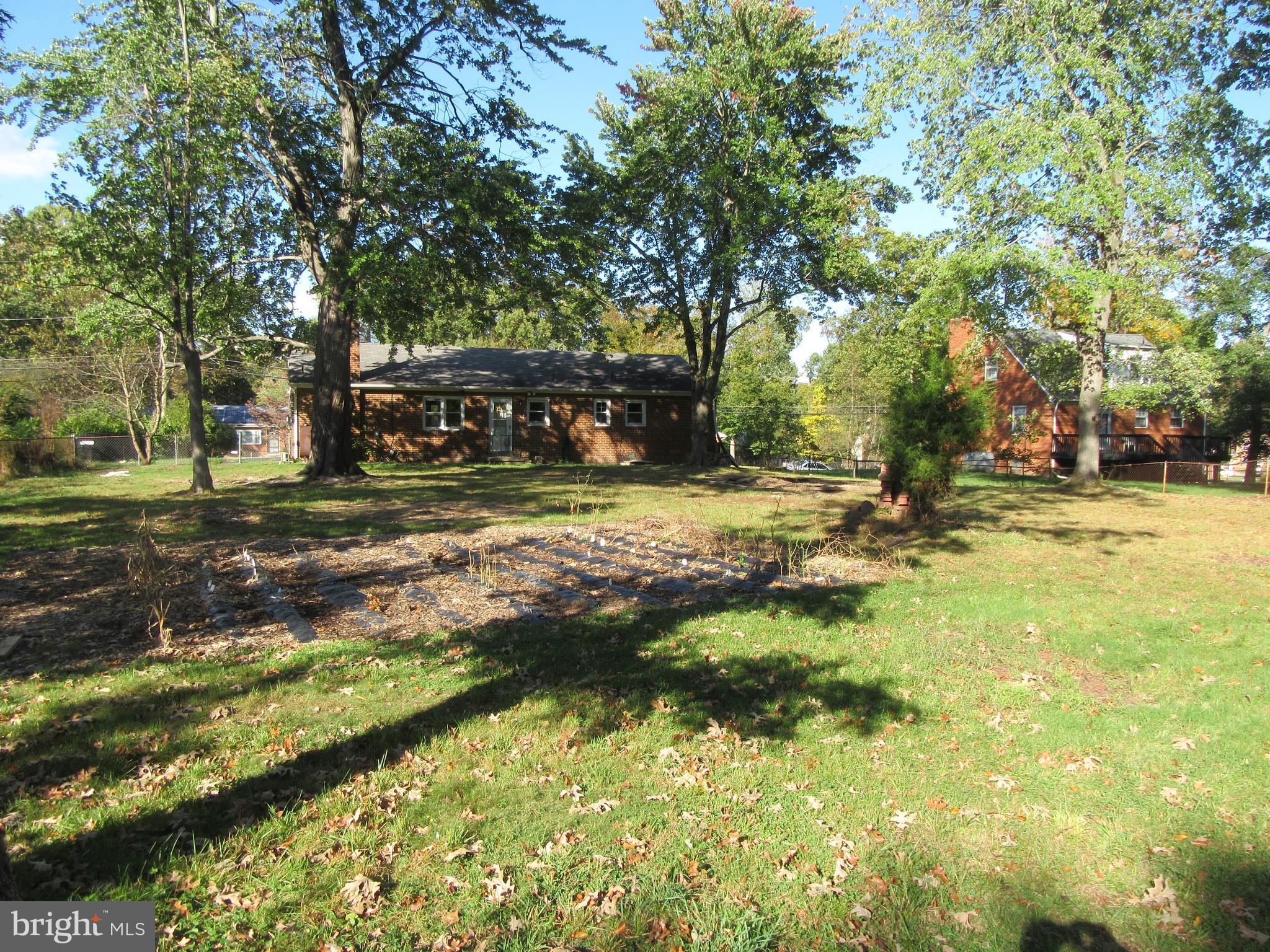 8201 Sonar Road Clinton, MD 20735 - Photo 26 of 28 Back Yard with Vegetable Garden
