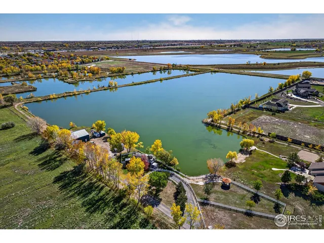 a view of a city with a lake view