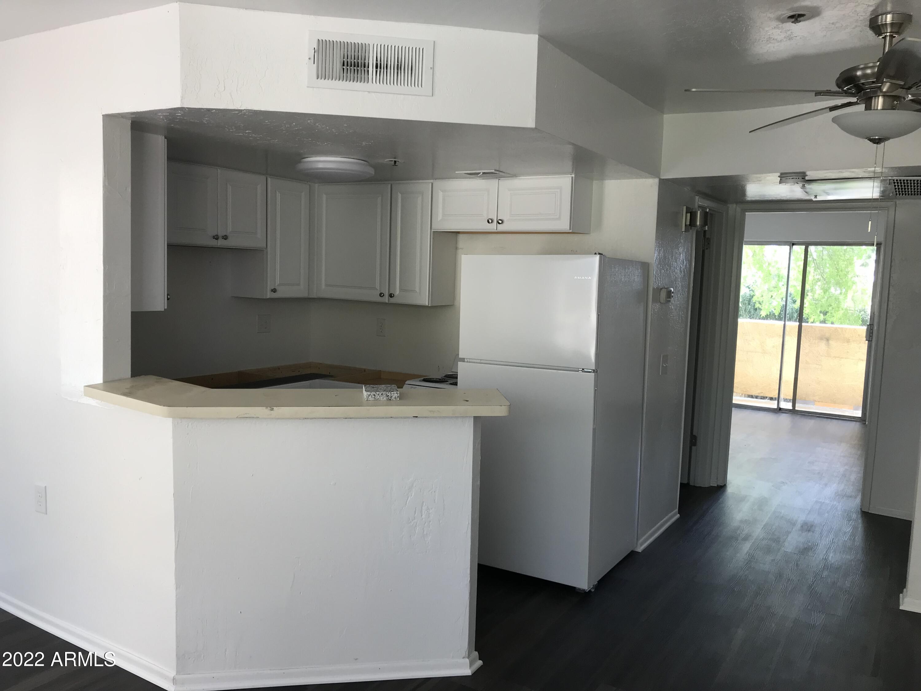Kitchen & Hallway to Bedroom