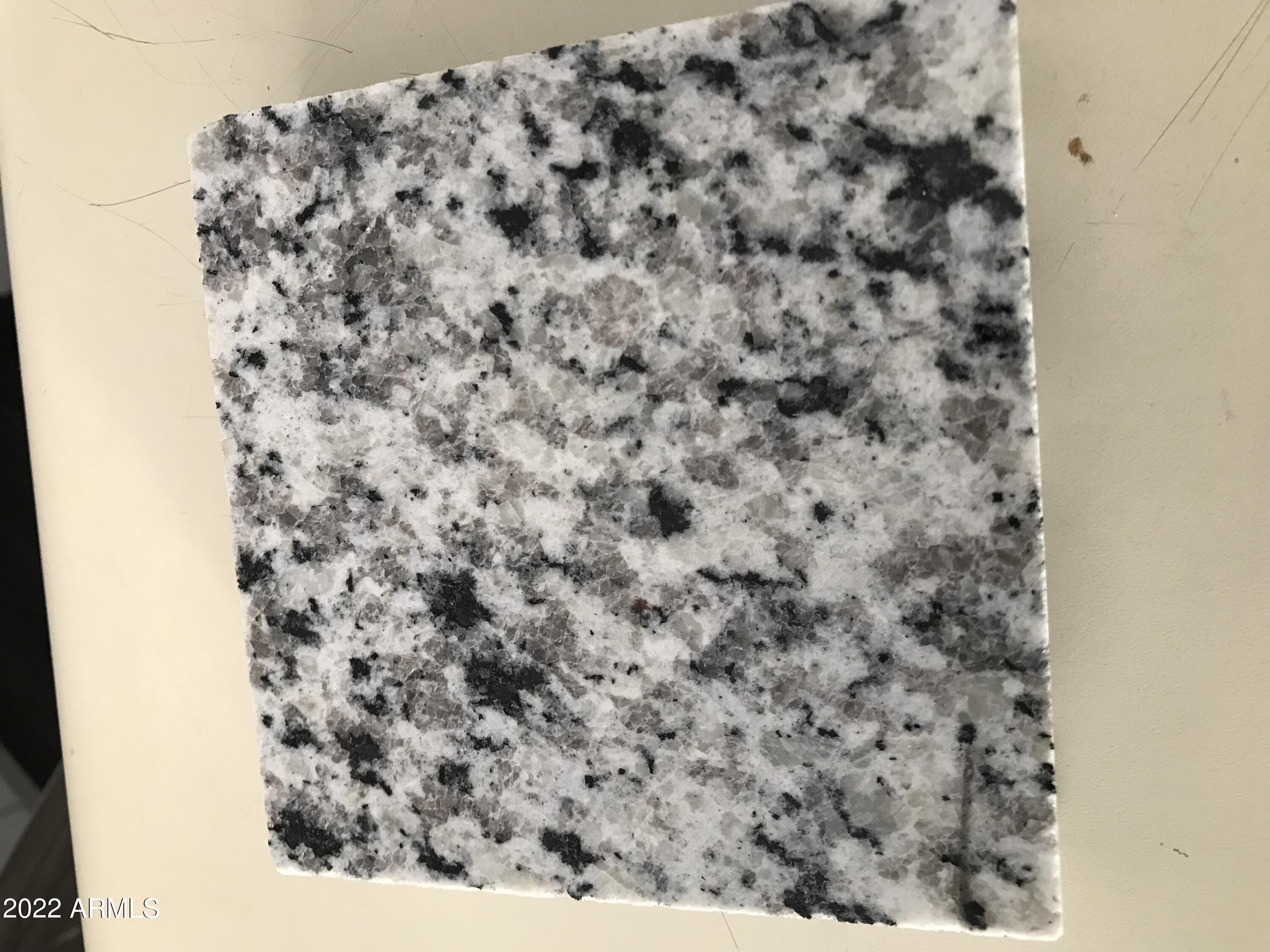 Sample of Granite Kitchen Counter Top to