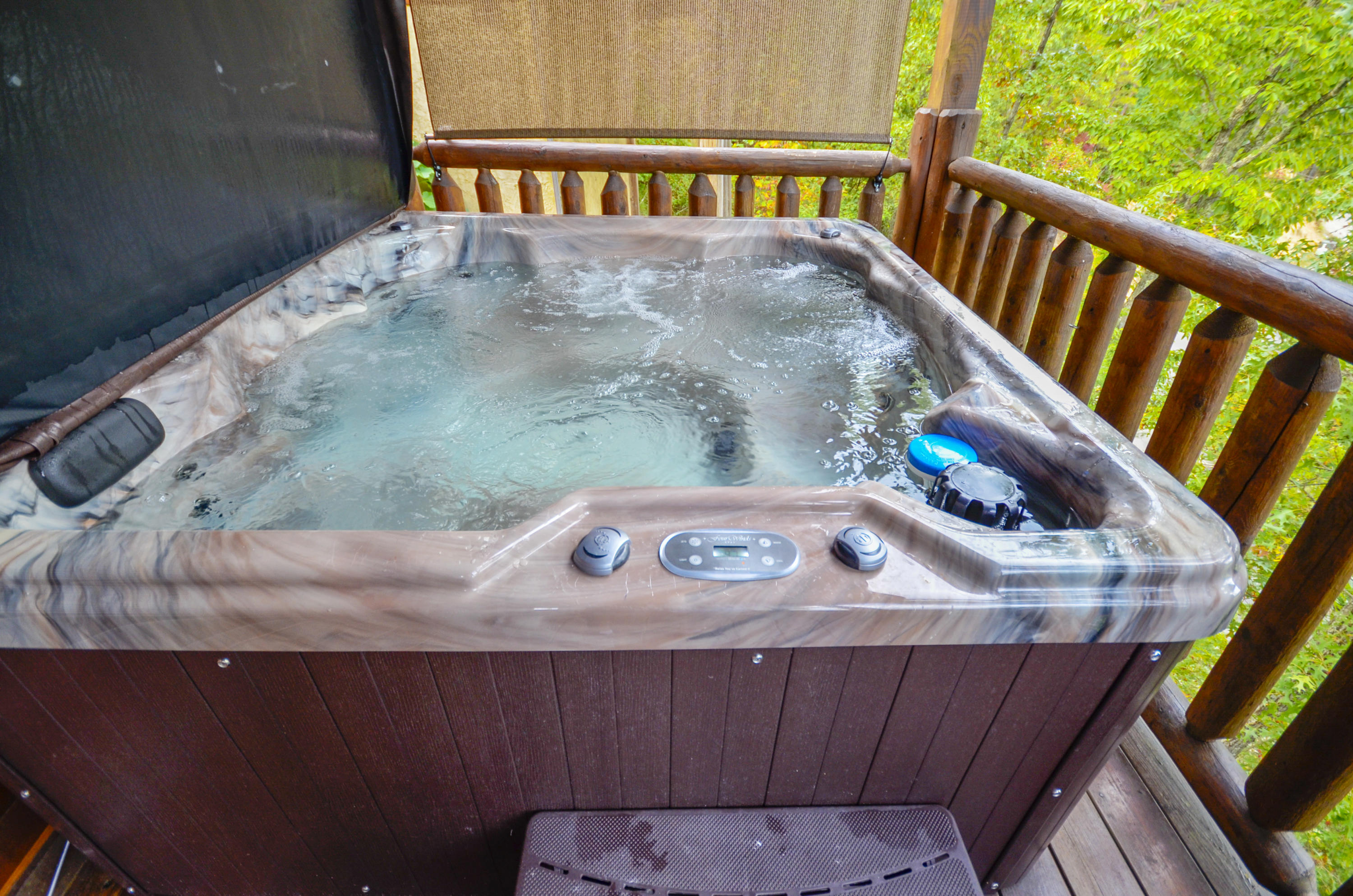 2251 Upper Middle Creek Road, Unit 17 Sevierville, TN 37876 - Photo 6 of 38 Lower Level-Hot Tub-_DSC3365