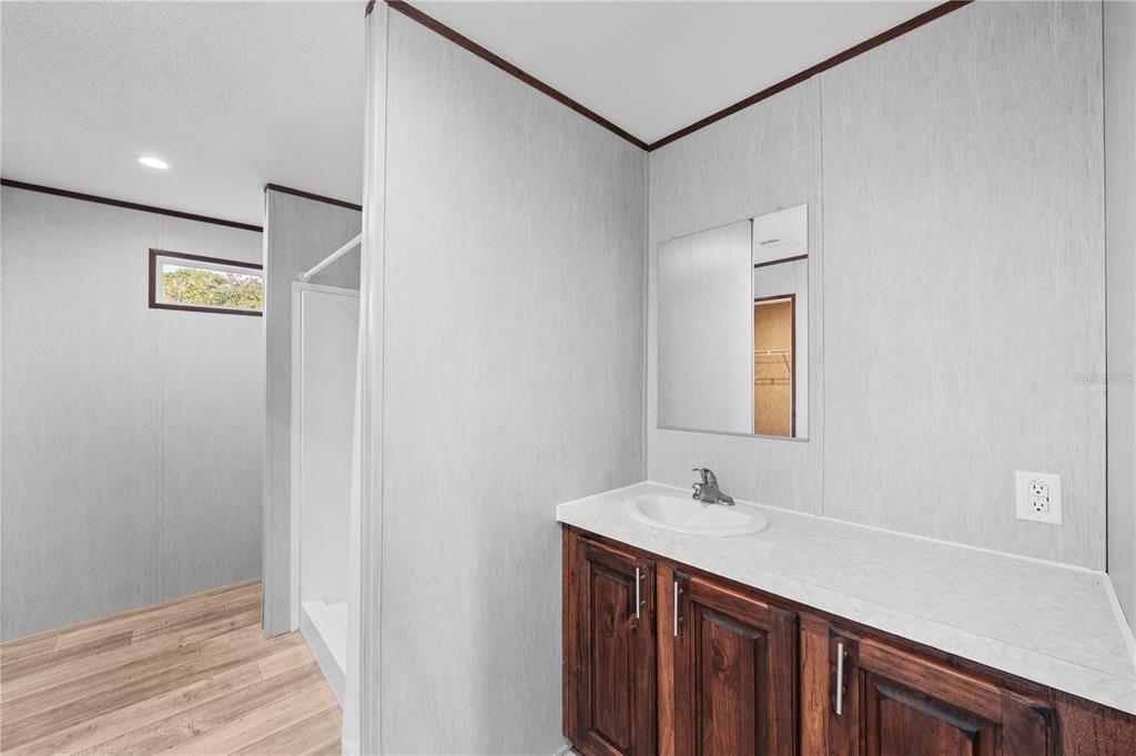 9160 Southwest 31st Avenue Road Ocala, FL 34476 - Photo 17 of 30 a bathroom with a sink and a mirror