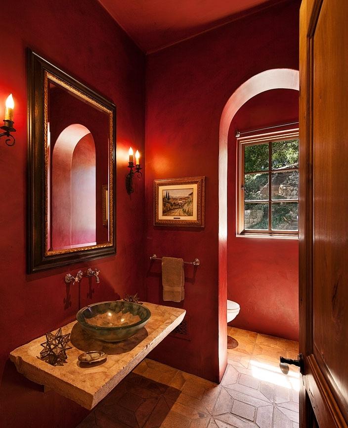 285 Gould Lane Montecito, CA 93108 - Photo 7 of 13 a bathroom with a sink and mirror
