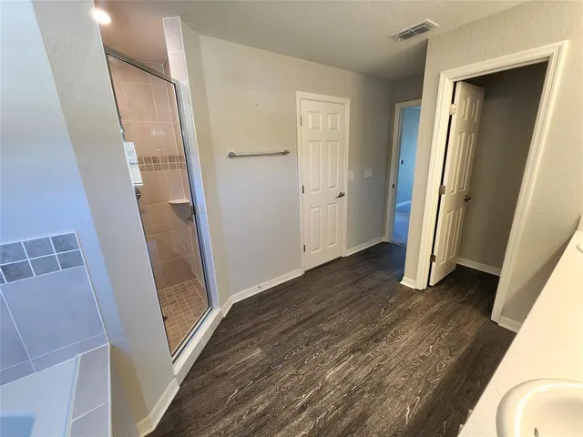 wooden floor in a gallery