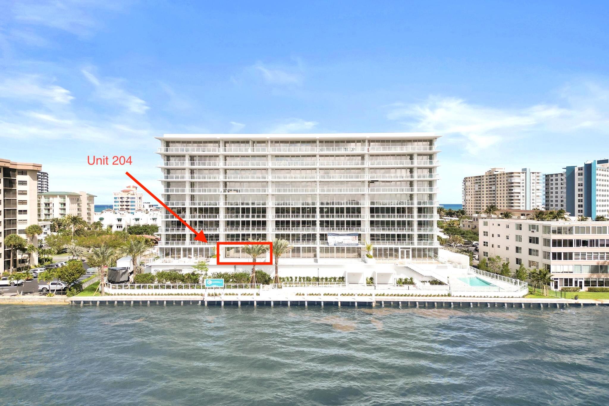 407 North Riverside Drive, Unit 204 Pompano Beach, FL 33062 - Photo 2 of 71 Unit 204 marked