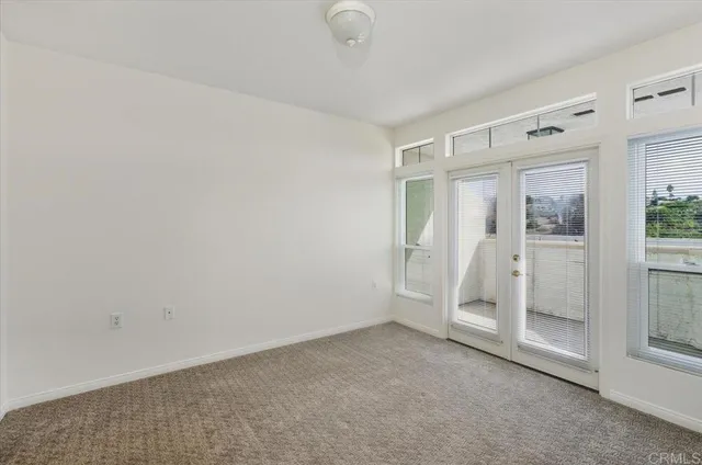 a view of empty room