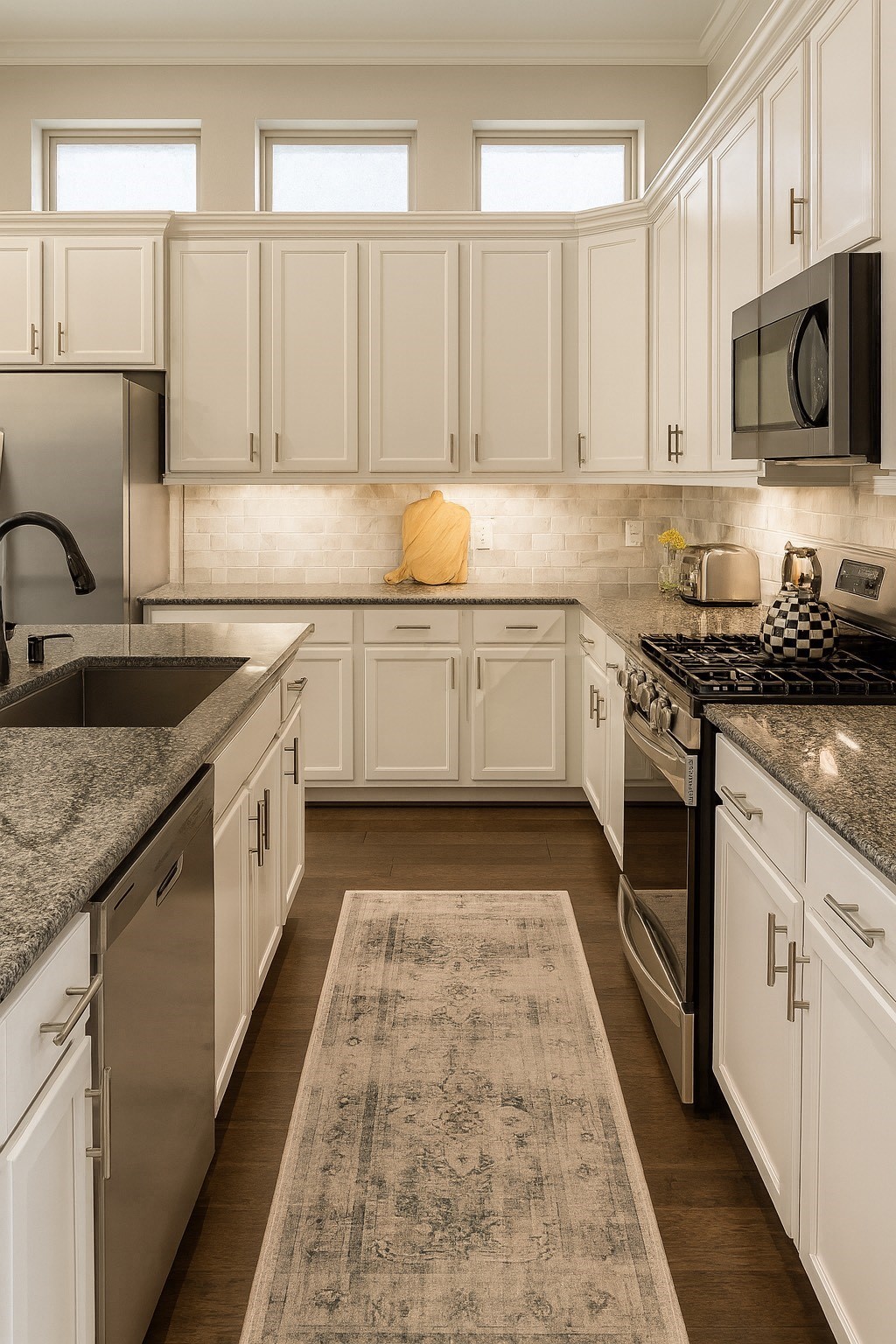 4326 Victoria Pine Drive Spring, TX 77386 - Photo 7 of 36 Stainless Steel Kitchen Appliances included: Full Size Fridge, Dishwasher, Microwave & Gas Stove