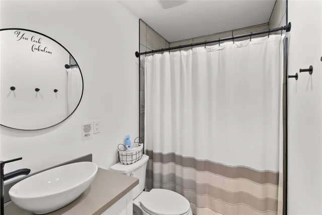 a view of a lake with a yard