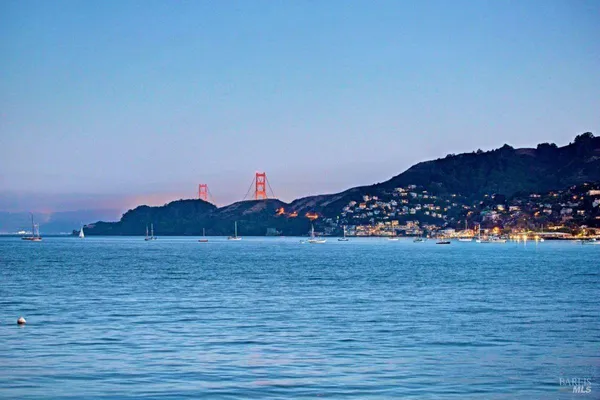 a view of an outdoor space and mountain view