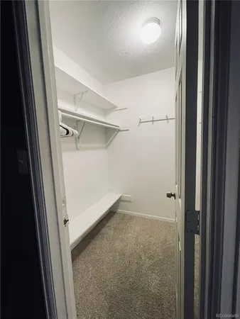 a view of closet area