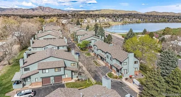 a view of a city with lake