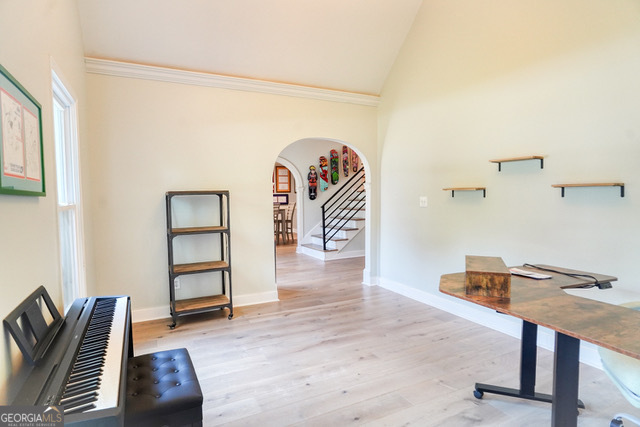 335 Butterfield Lane Fayetteville, GA 30214 - Photo 12 of 27 a view of livingroom with furniture and wooden floor