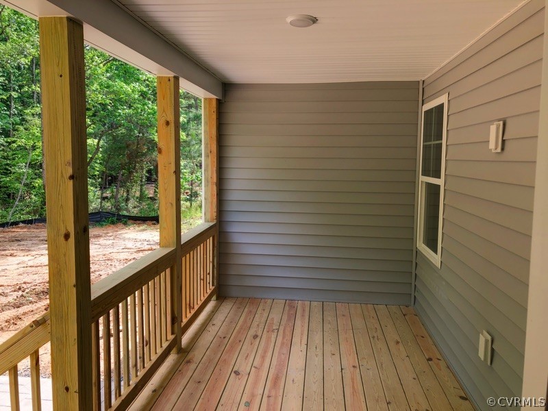 7301 Appelman Road Chesterfield, VA 23832 - Photo 4 of 14 a view of a balcony with wooden floor