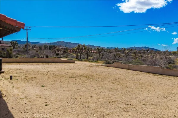 a backyard of a house