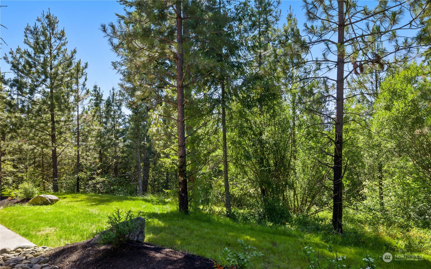 21 Kokanee Loop Cle Elum, WA 98922 - Photo 34 of 35 a view of a yard with a trees