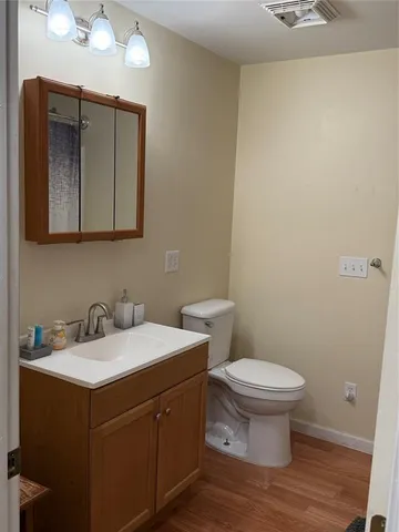 a bathroom with a sink and a toilet