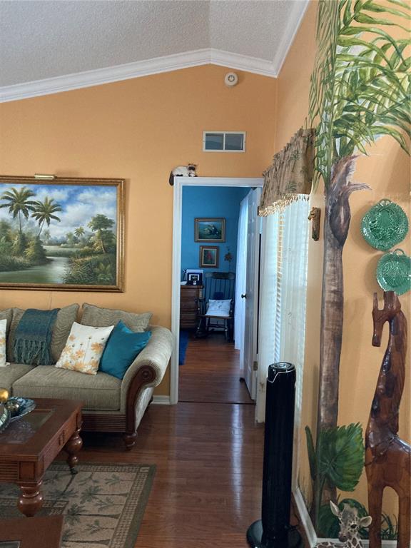 8101 Roxboro Drive Hudson, FL 34667 - Photo 6 of 47 a living room with furniture and a potted plant