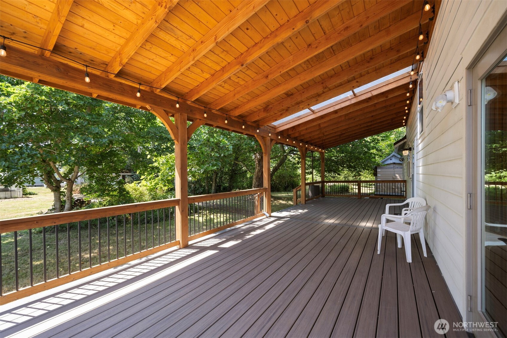 299 East Axton Road Bellingham, WA 98226 - Photo 8 of 40 a view of a balcony with wooden floor