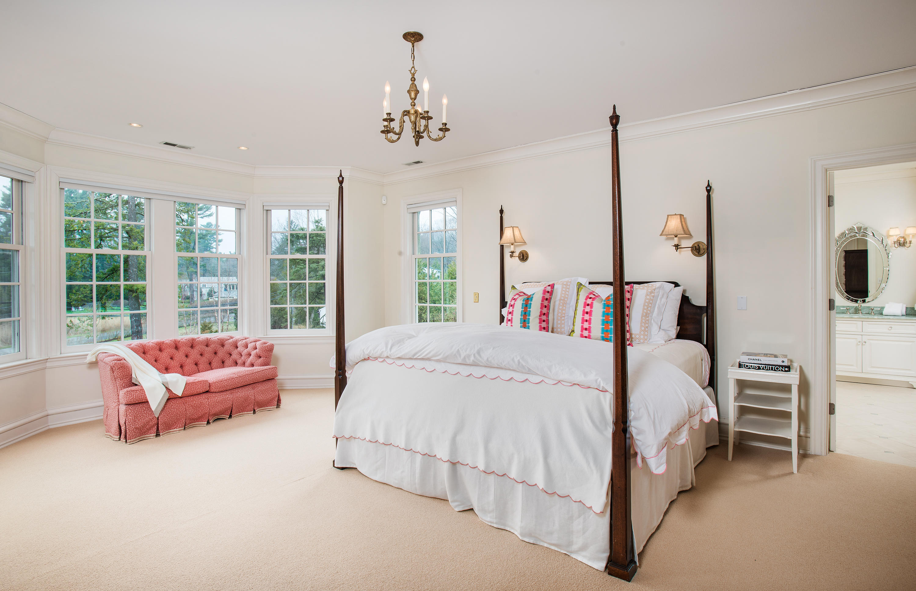 17 Searles Road Darien, CT 06820 - Photo 17 of 36 a bed room with a bed and a couch