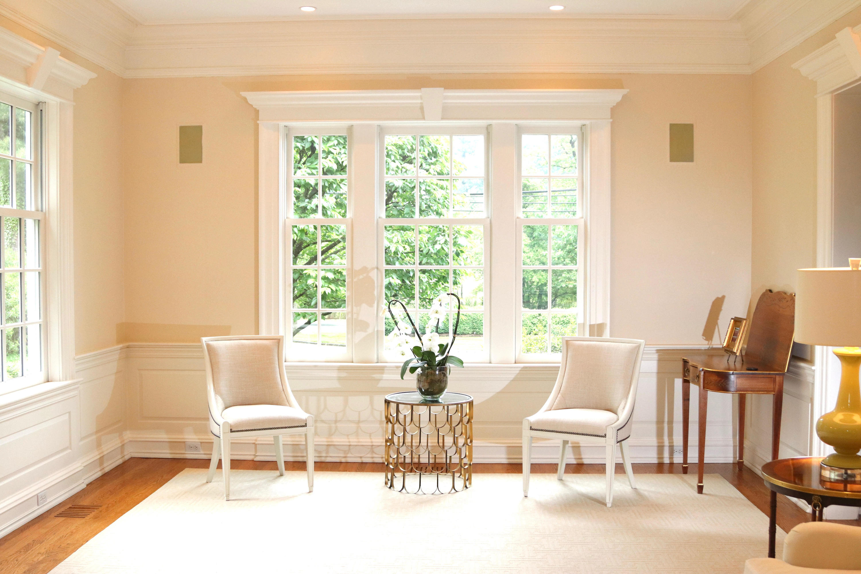 17 Searles Road Darien, CT 06820 - Photo 6 of 36 a living room with furniture and a large window