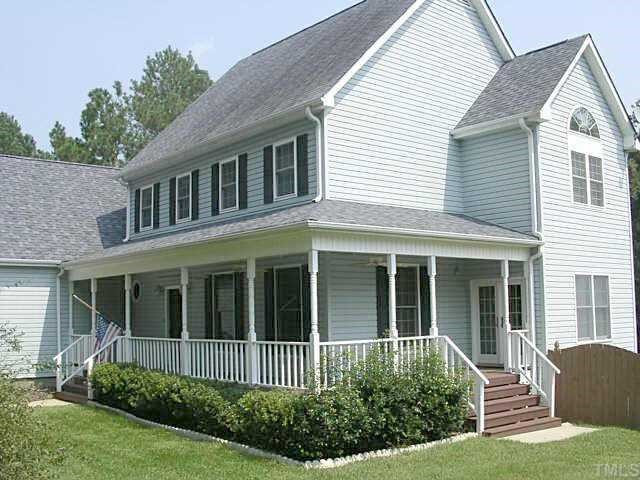 5500 Old Still Road Wake Forest, NC 27587 - Photo 1 of 1 Beautiful home with maintenance free vinyl siding, wrap around covered front porch with ceiling fans and two entrances. Exterior Front