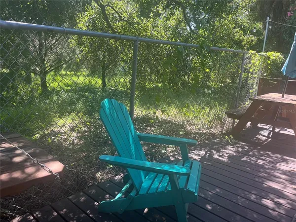 a view of a balcony with outdoor space
