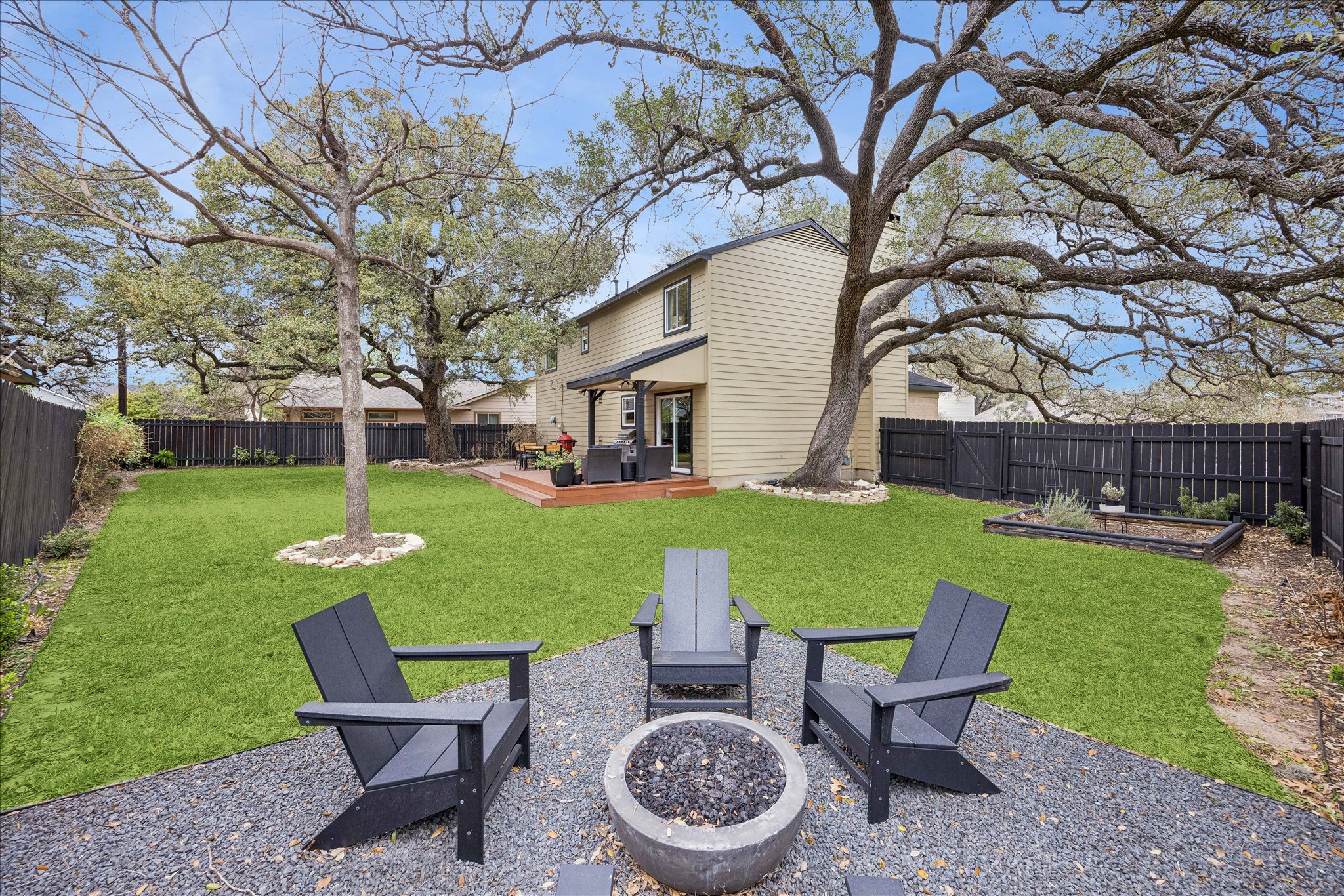 12935 Pegasus Street Austin, TX 78727 - Photo 1 of 38 Amazing backyard with a cozy firepit for those chilly evenings