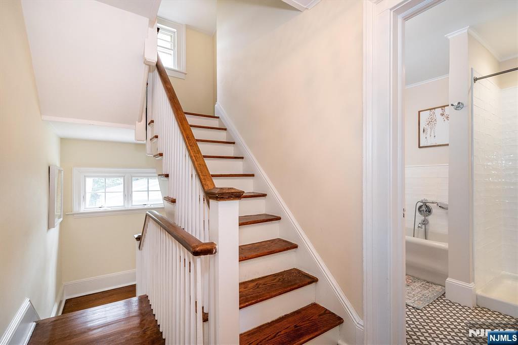 111 Montclair Avenue Montclair, NJ 07042 - Photo 23 of 46 a view of an entryway with wooden floor and staircase