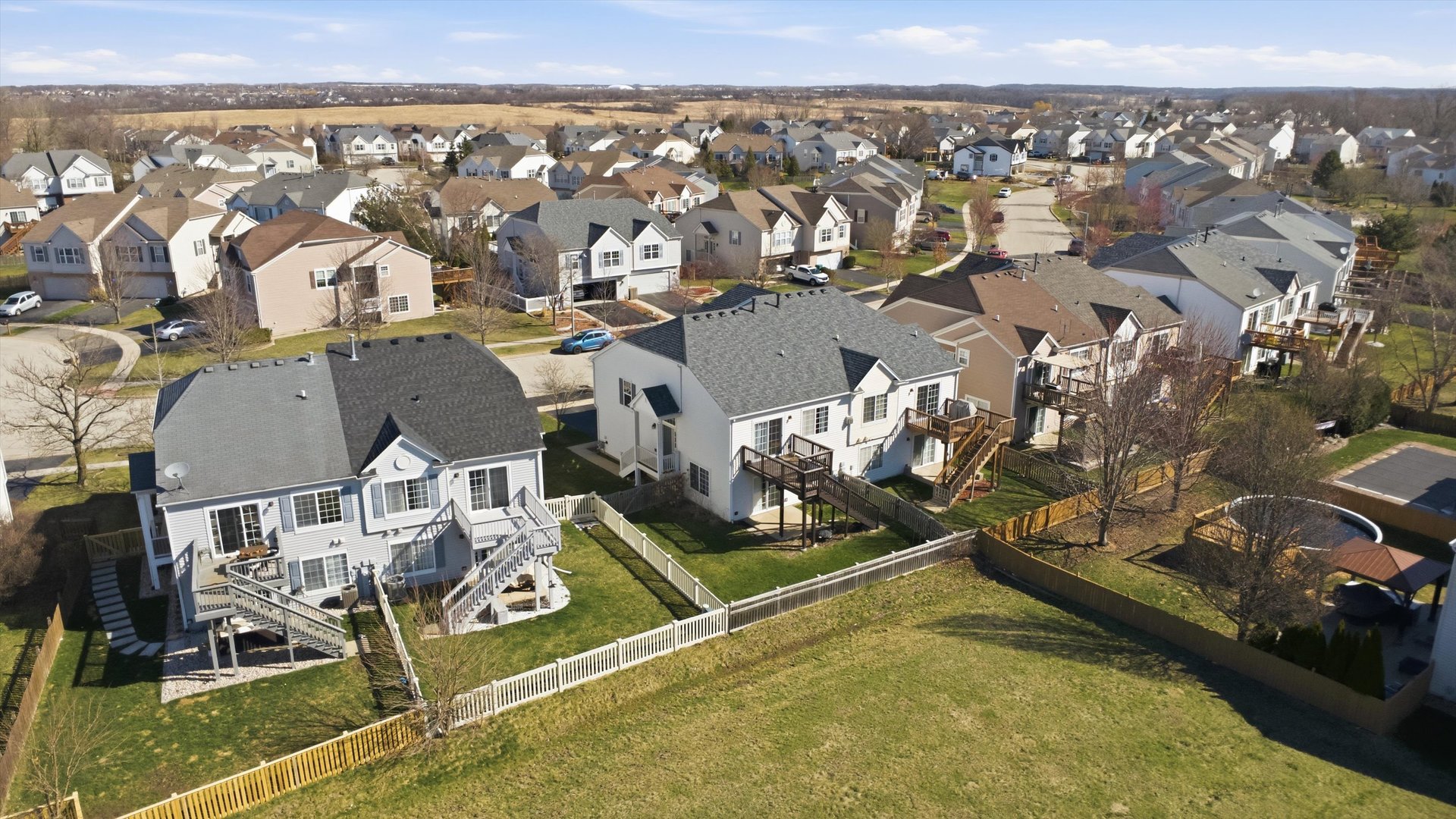 2450 Saddle Ridge Drive Joliet, IL 60432 - Photo 7 of 31 an aerial view of residential houses with outdoor space