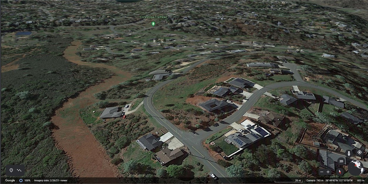 15965 Eagle Rock Road Hidden Valley Lake, CA 95467 - Photo 16 of 35 an aerial view of residential house with outdoor space