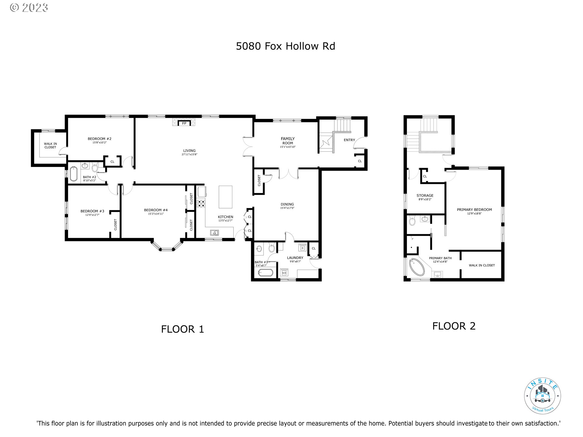 5080 Fox Hollow Road Eugene, OR 97405 - Photo 39 of 39 Floor Plan