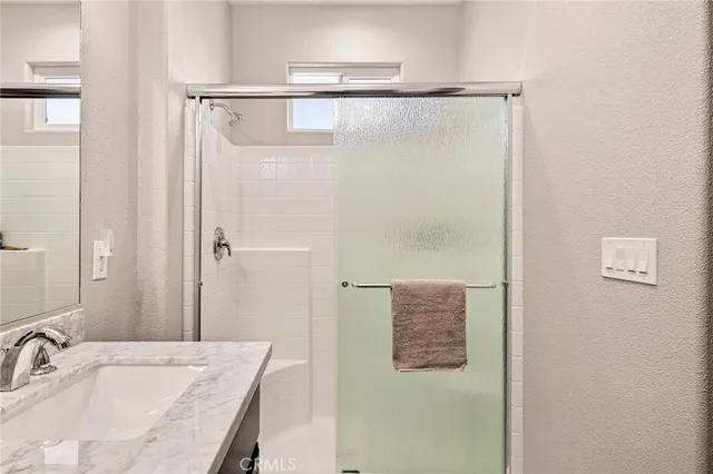 a view of a bathroom with a sink