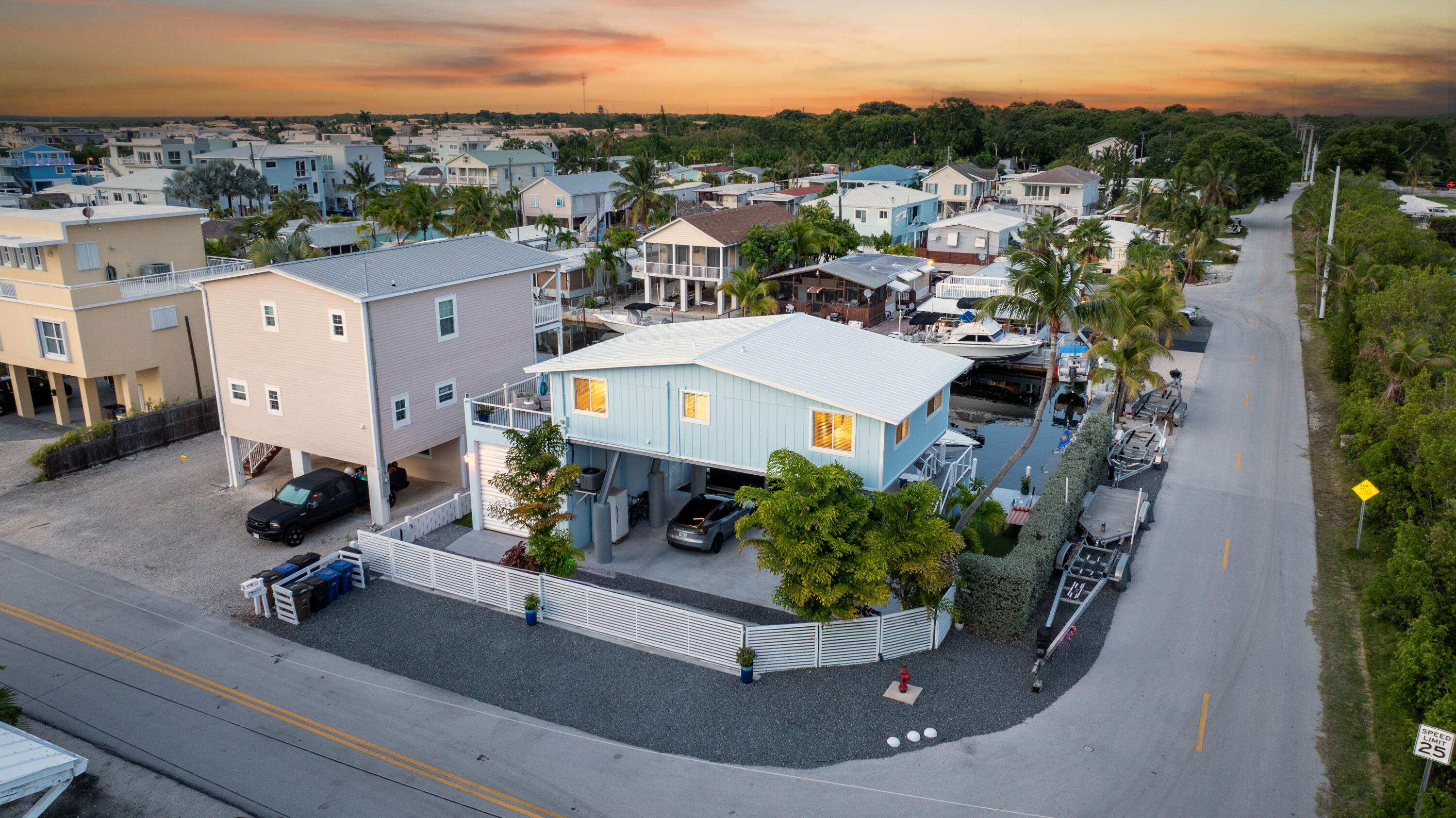 1 Snipe Road Key Largo, FL 33037 - Photo 47 of 55 an aerial view of a house with a yard garage and a patio